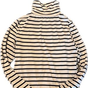 Turtleneck striped long sleeve